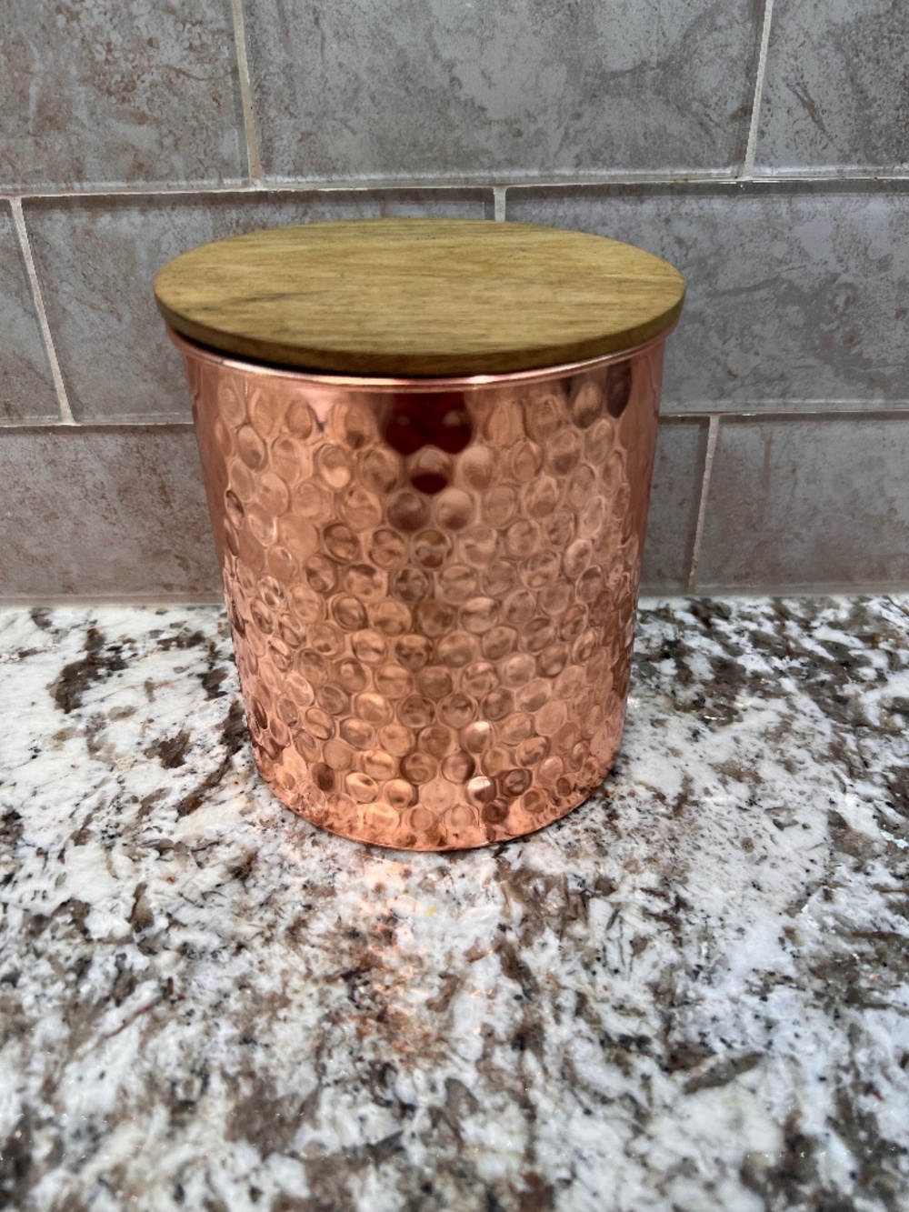 UNCOMMON JAMES Hammered COPPER Storage Canister